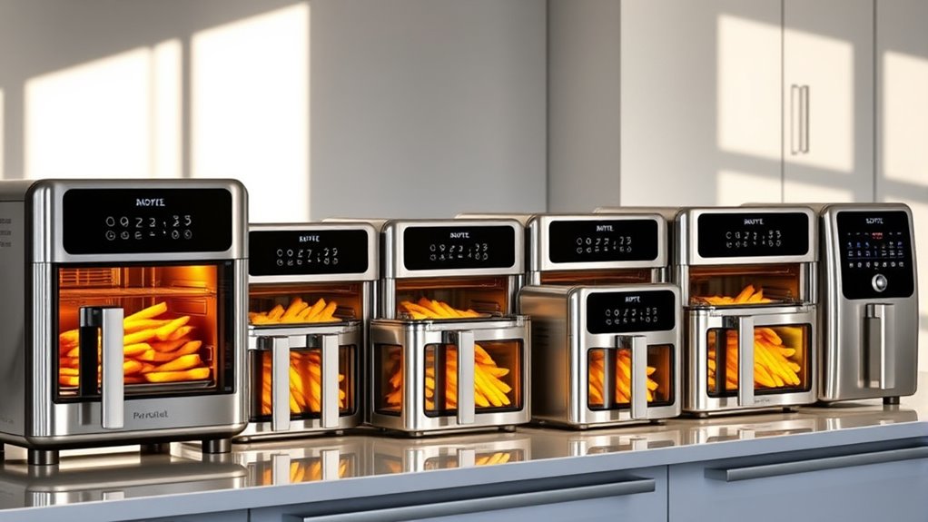 top stainless steel air fryers