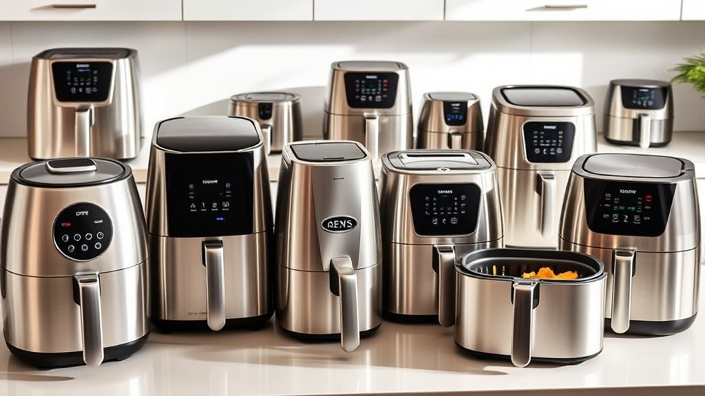 top stainless steel air fryers