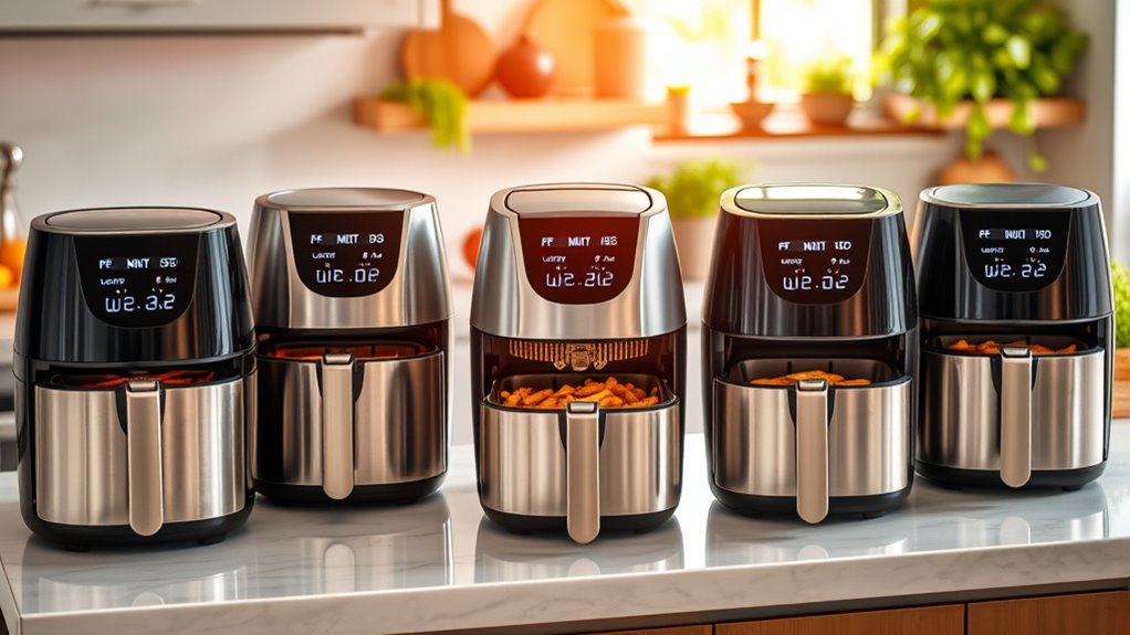 top stainless steel air fryers