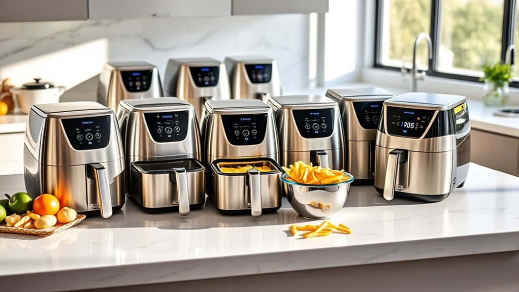 top stainless steel air fryers