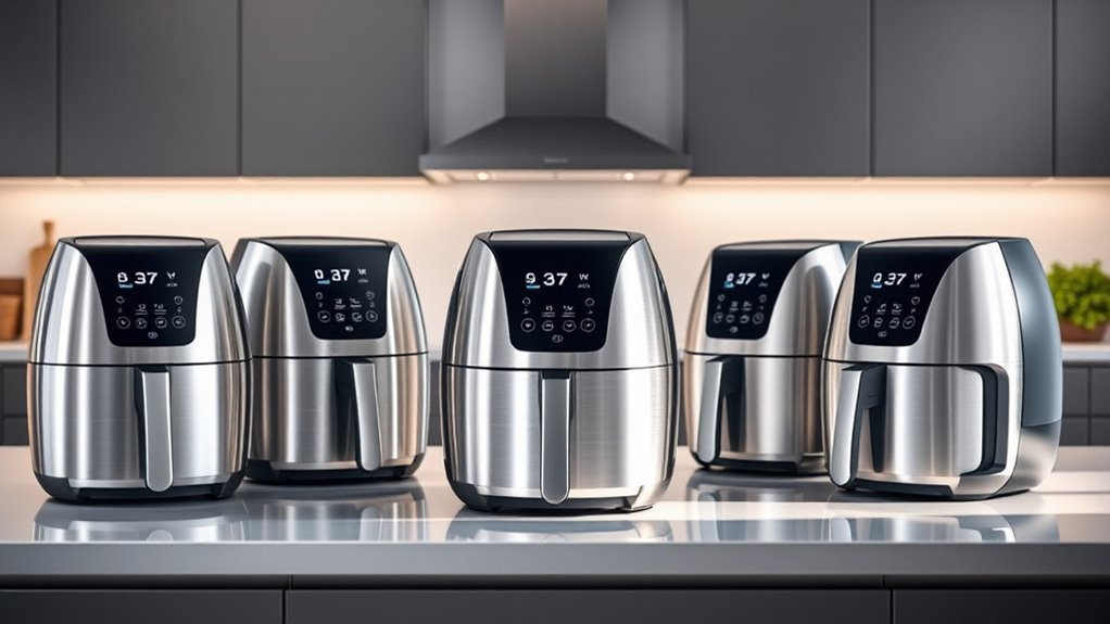 top stainless steel air fryers