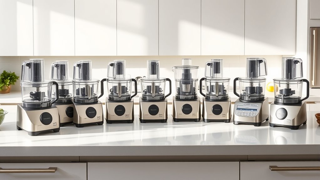top stainless steel food processors