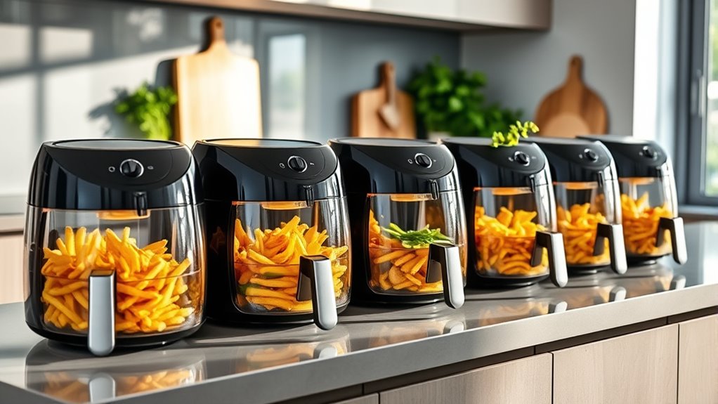 top transparent air fryers