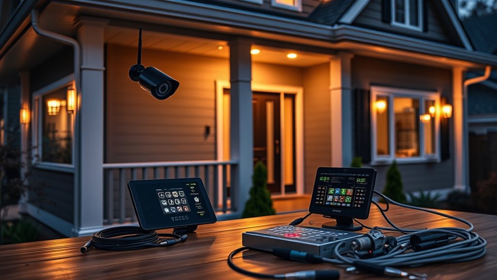 top wired home security