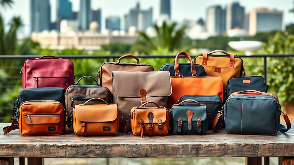trendy travel camera bags